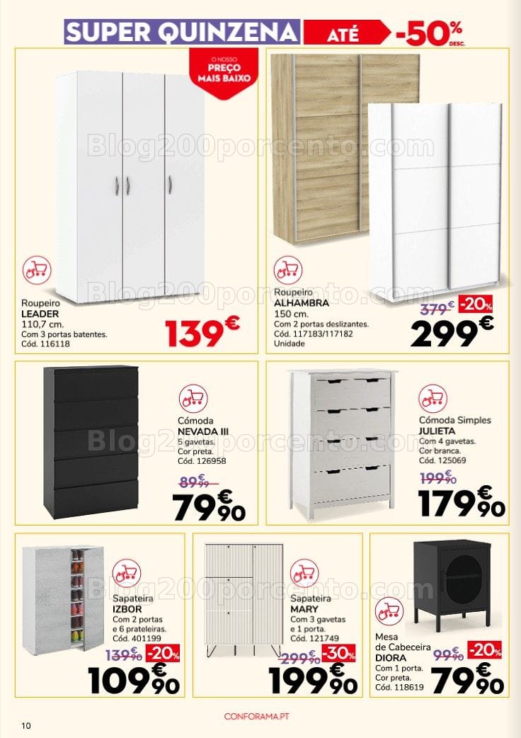 Antevisão Folheto CONFORAMA Promoções até 26 agosto